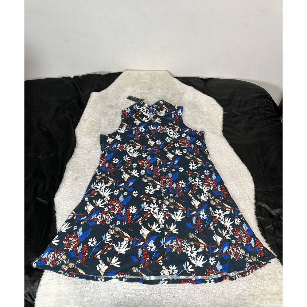 New Relativity A Line Womens Floral‎ Sleeveless Dress Plus Size 2X